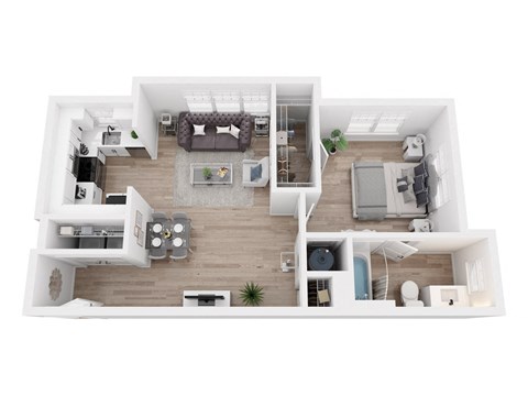 a 2400 sq ft floor plan of a 2100 sq ft apartment